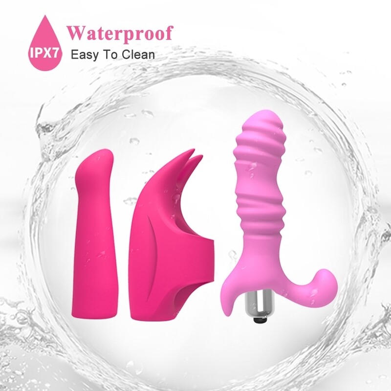 3 in 1 Foreplay Pleasure Set Vibration - Finger Bunny, Anal Plug and Prostate Massager