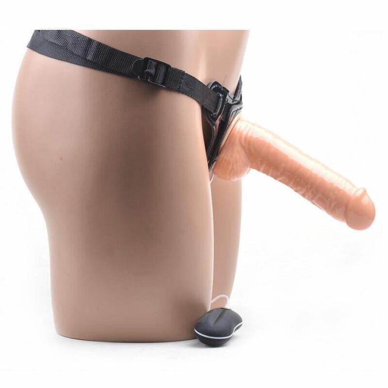 Aphrodisia Realistic Dong Vibrating Strap On Dildo