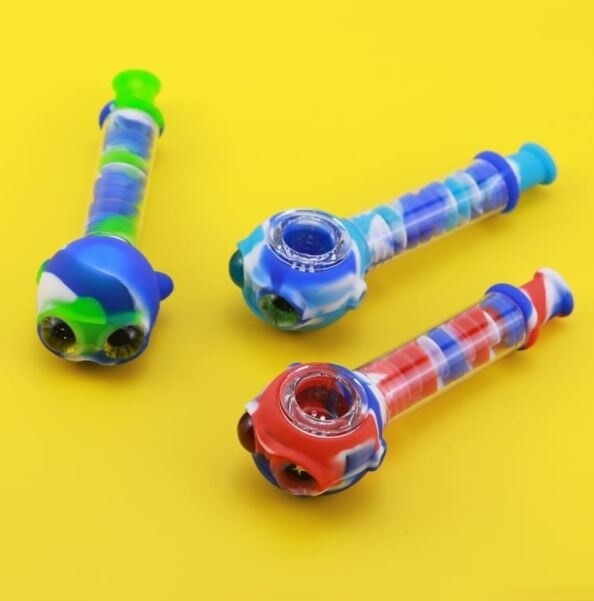 Spiral Silicone Smoking Pipe