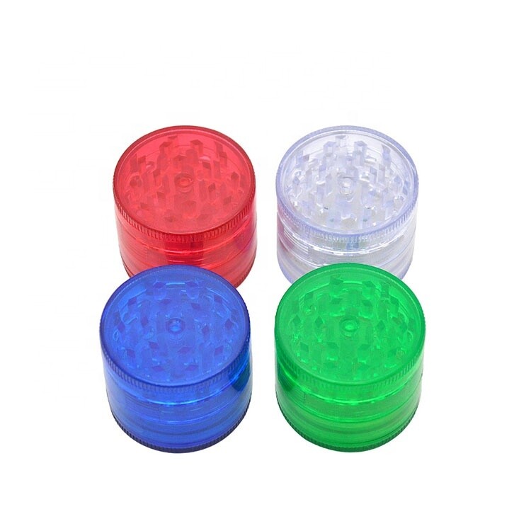 60mm 4 Layers Plastic Weed Herb Grinder