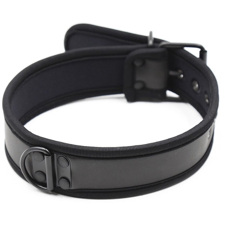 ​Puppy Play Bondage ​Collar​ BDSM Slave Gear, Colour: Black