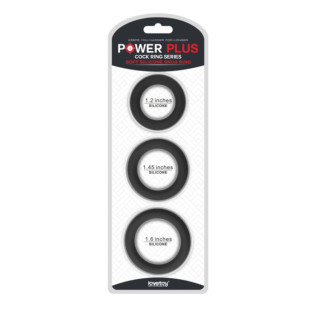 Lovetoy Power Plus Soft Silicone Pro Ring Set