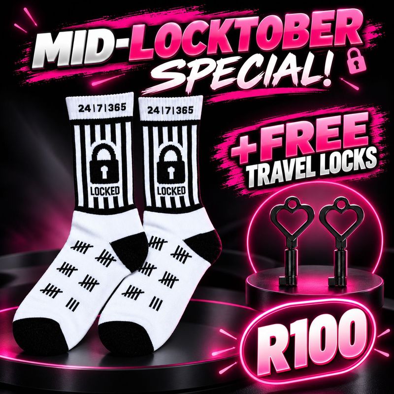Chastity Locked Socks