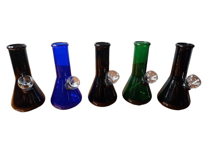 Glass Bong – Small – 12cm - Assorted Colour