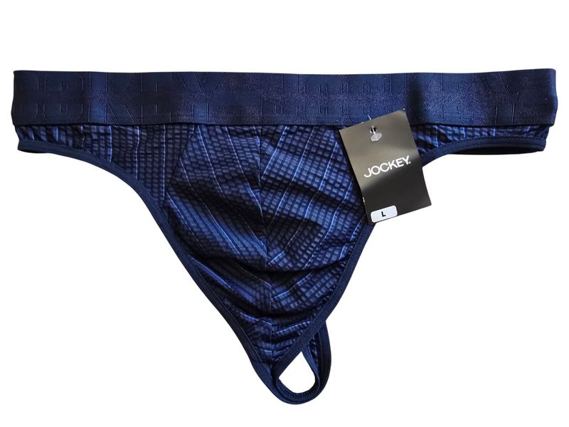 Jockey Men's G-string - Blue Texture