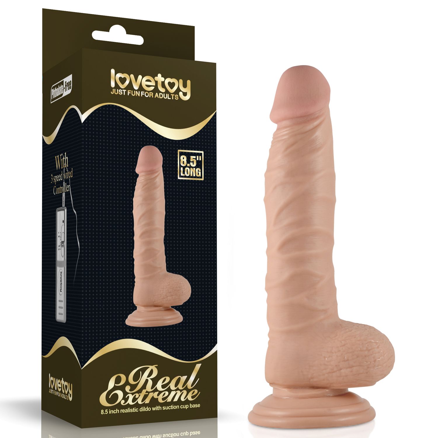 Lovetoy 8.5" Real Extreme Dildo