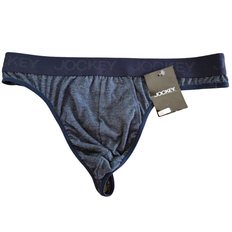 Jockey Men's G-string - Navy Charcoal