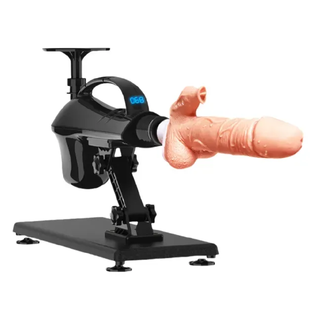 Thrusting Sex Machine – ​Adjustable 4 Attachments &amp; Plug-In Power