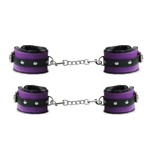 Purple 8 Piece BDSM Bondage Kit