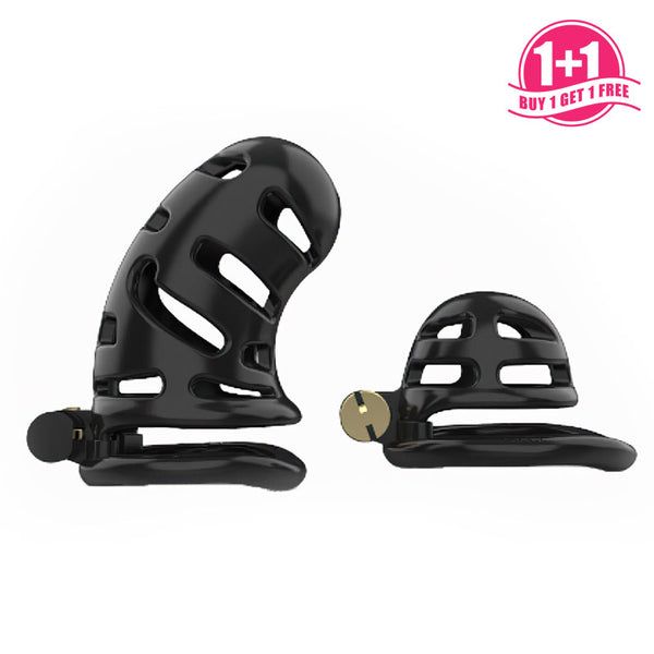 Nub &amp; Big Chastity Cage (Buy One Get One Free)
