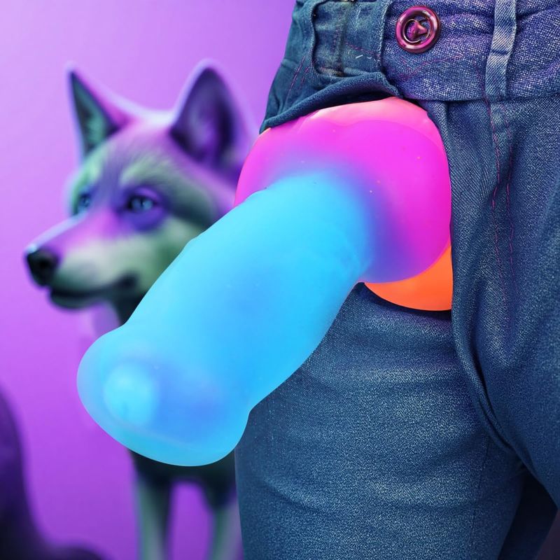 Luminous Fantasy Animalistic Dildo With Suction Cup
