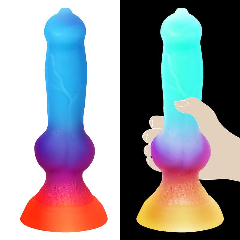 Luminous Fantasy Animalistic Dildo With Suction Cup