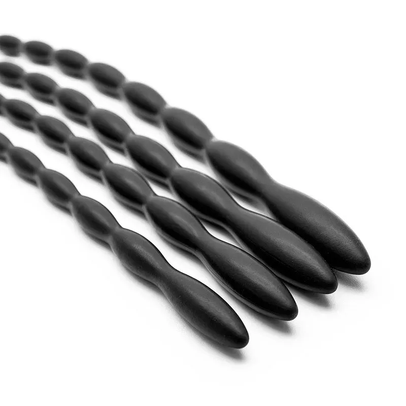 Silicone Beaded Urethral Plug Penis Sound