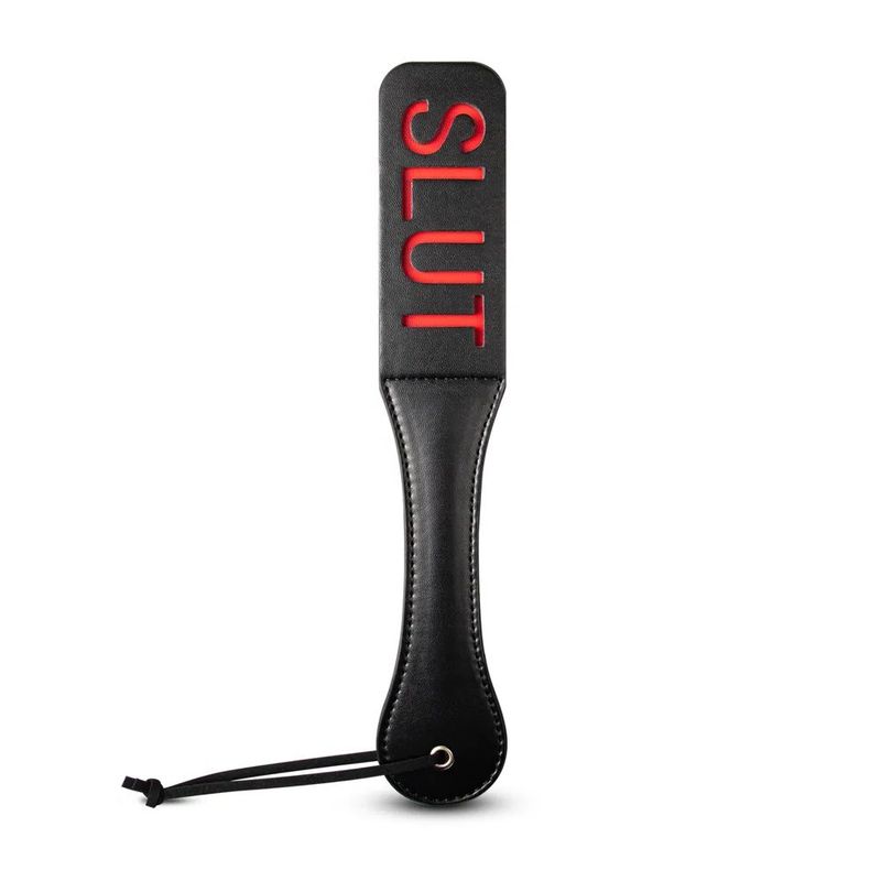 Slut PU Leather Spanking Paddle