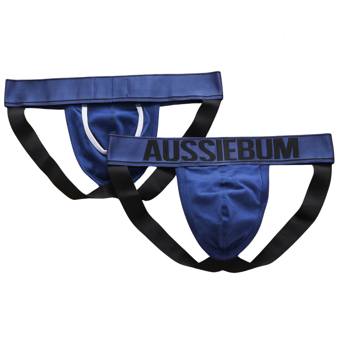 AussieBum Navy Jockstrap