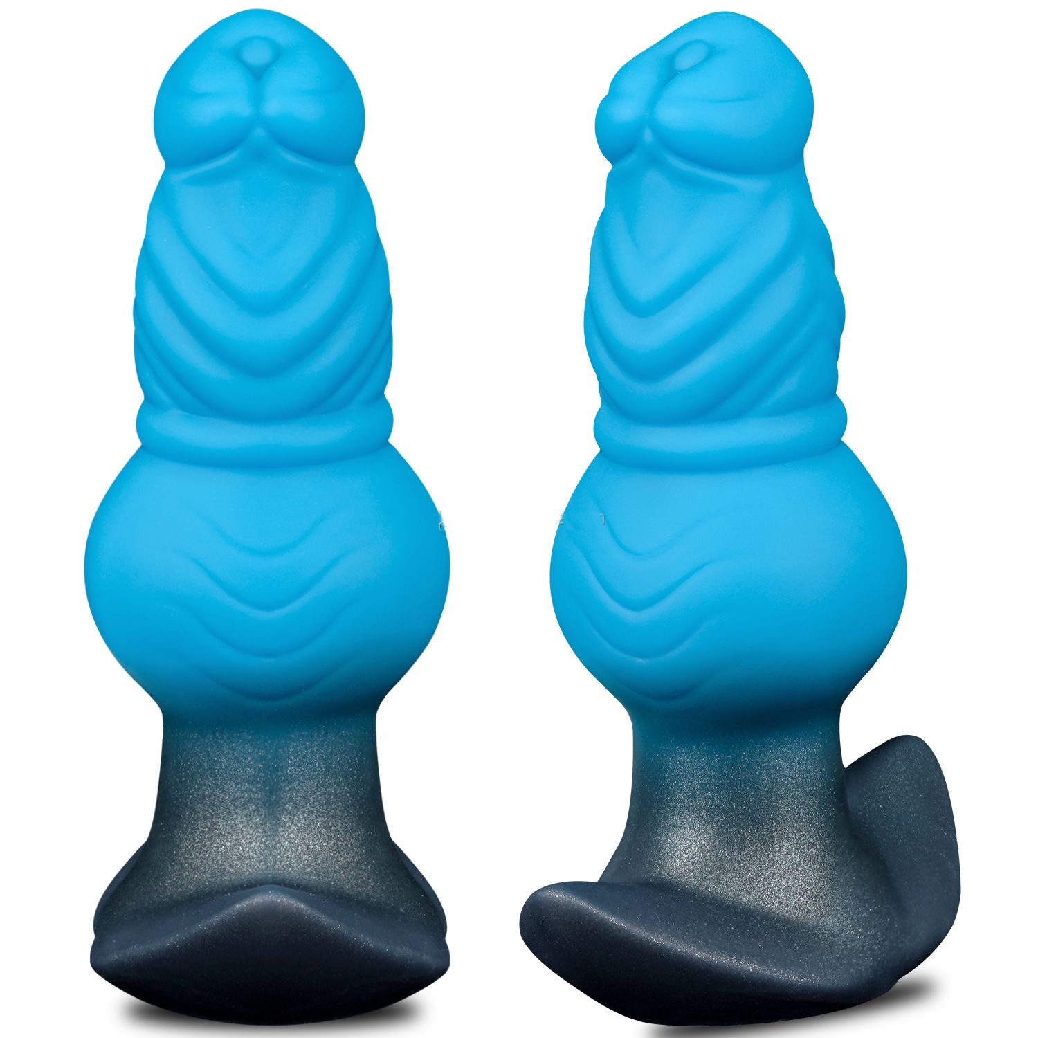 Fantasy Sky Blue Knot Anal Dildo