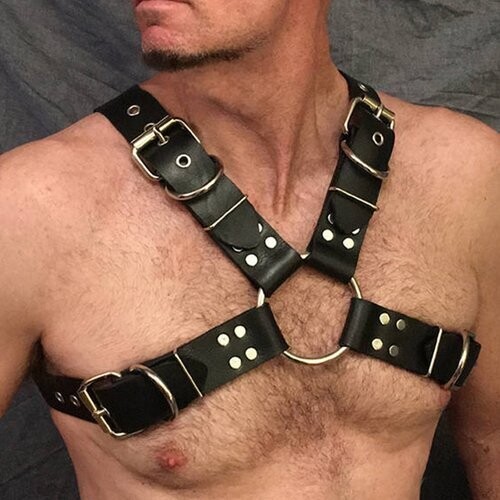 PU Leather Chest Harness