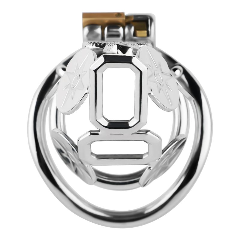 Stainless Steel Serpent Nub Chastity Cage