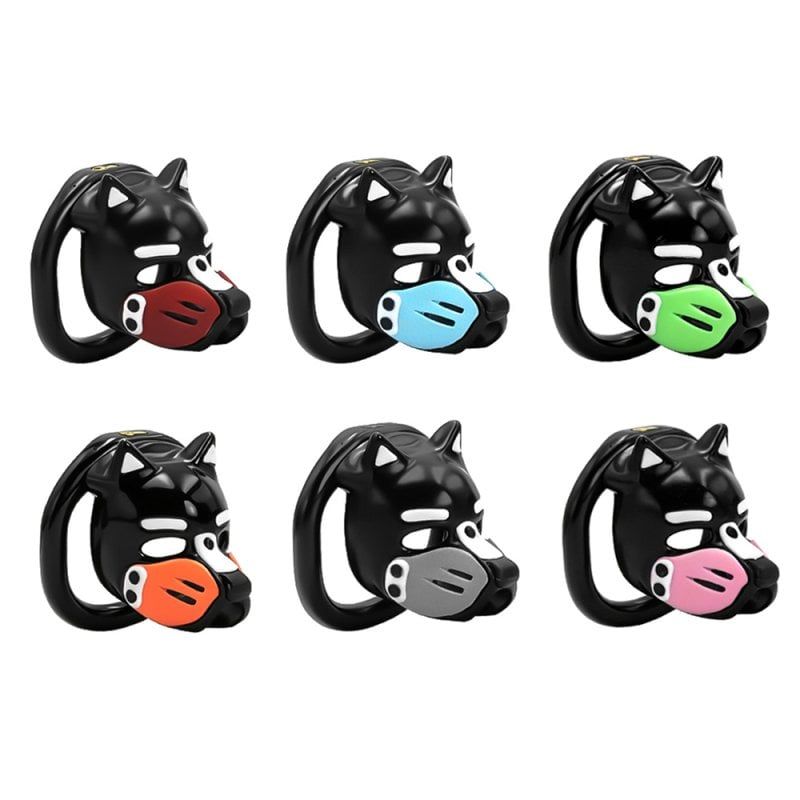 Puppy Head Chastity Cage
