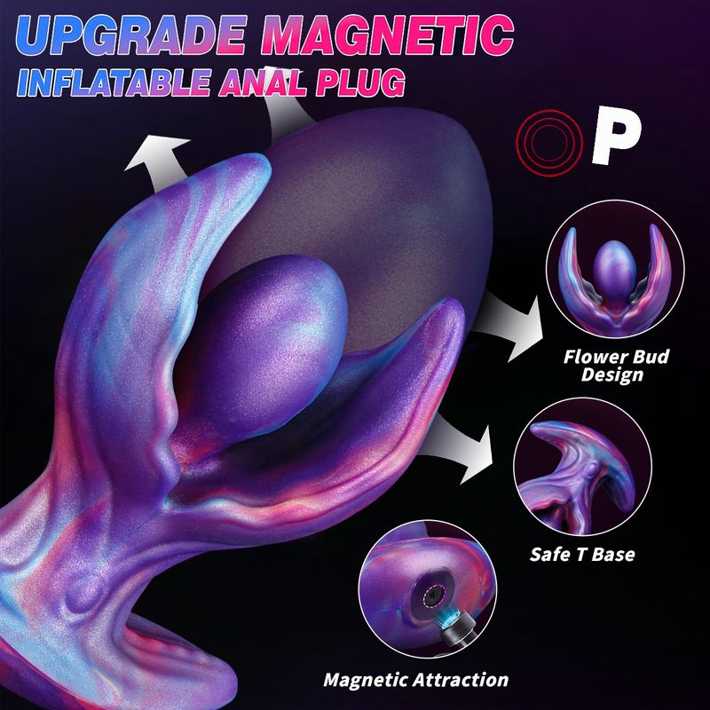 Inflatable Venus Flower Bud Fantasy Anal Plug