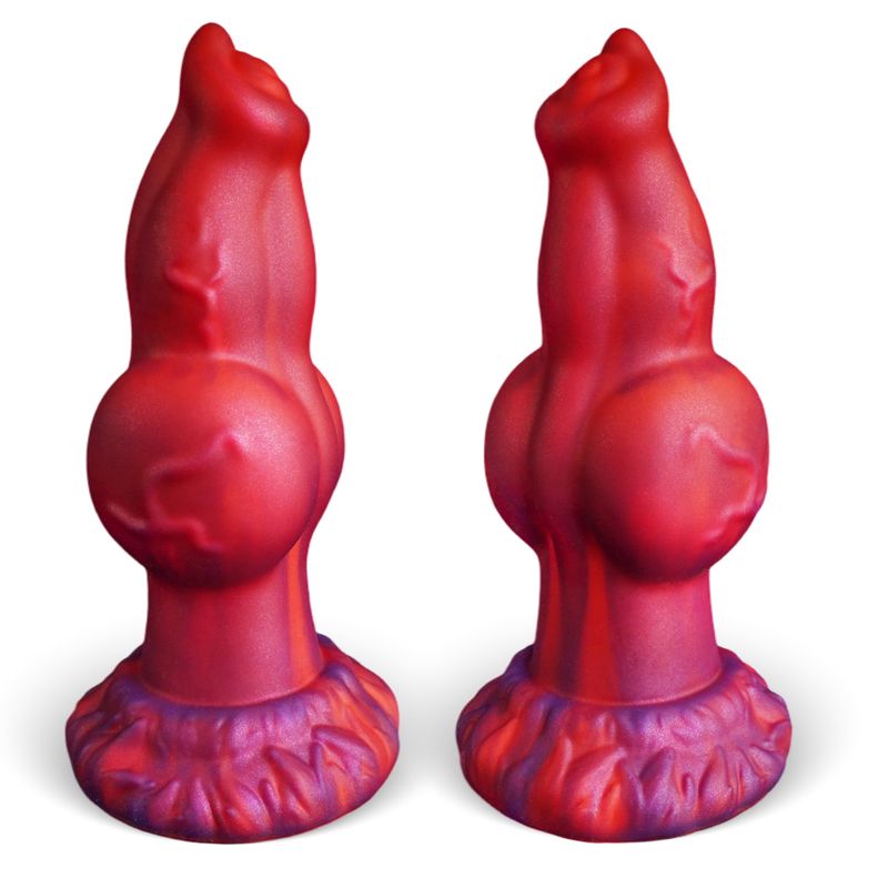 Fantasy Red Eclipse Knot Anal Dildo