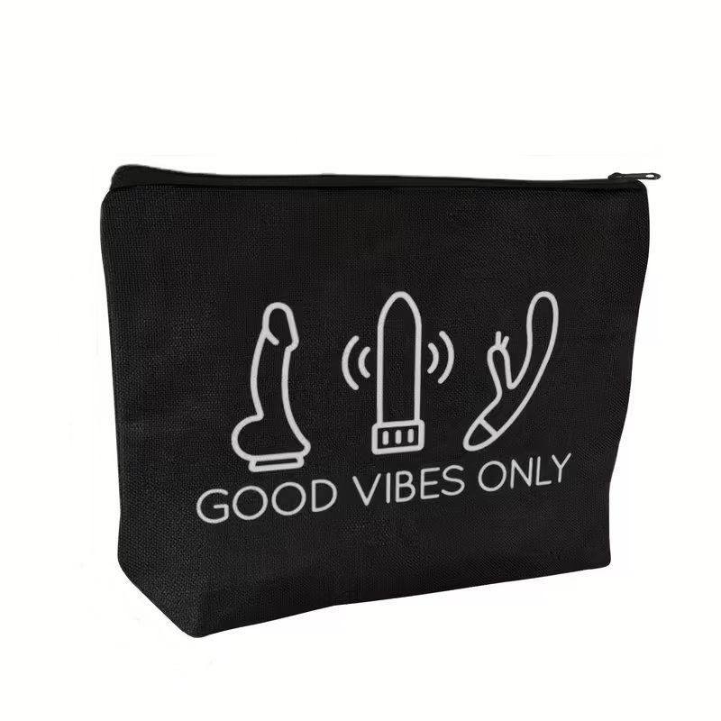 Good Vibes Organizer Bag for Adult Toy, Lubricant &amp; Travel Essentials