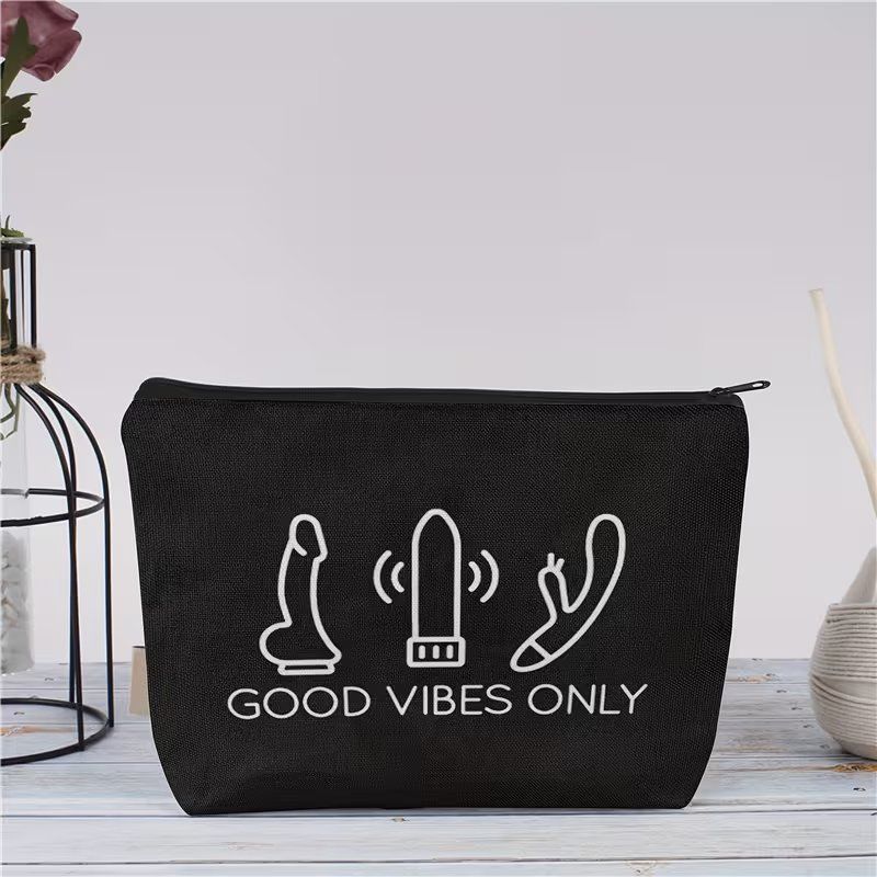 Good Vibes Organizer Bag for Adult Toy, Lubricant &amp; Travel Essentials
