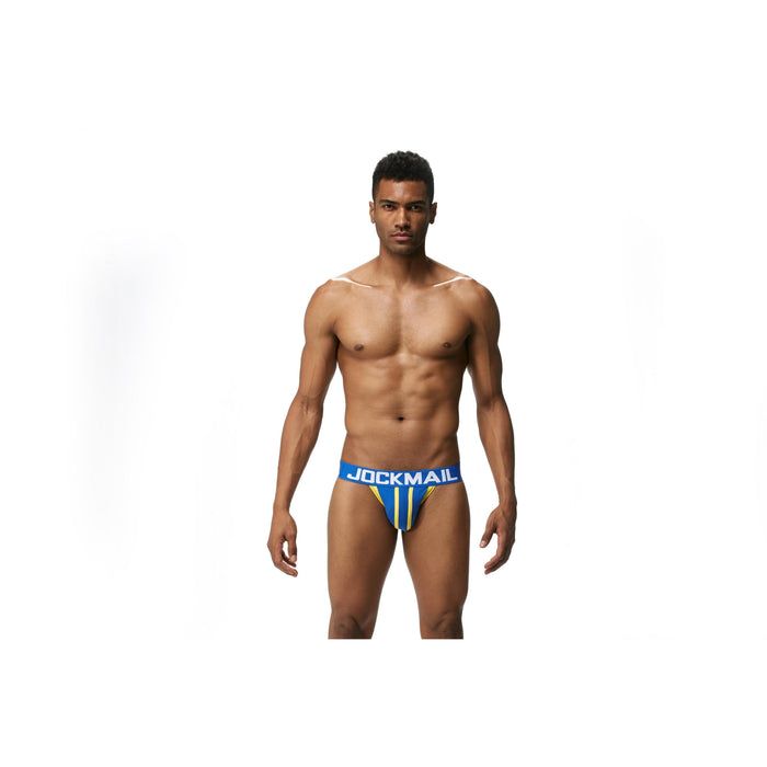 Jockmail Men's Low-Rise Jockstrap - Blue
