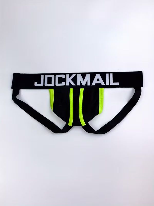 Jockmail Men's Low-Rise Jockstrap - Black