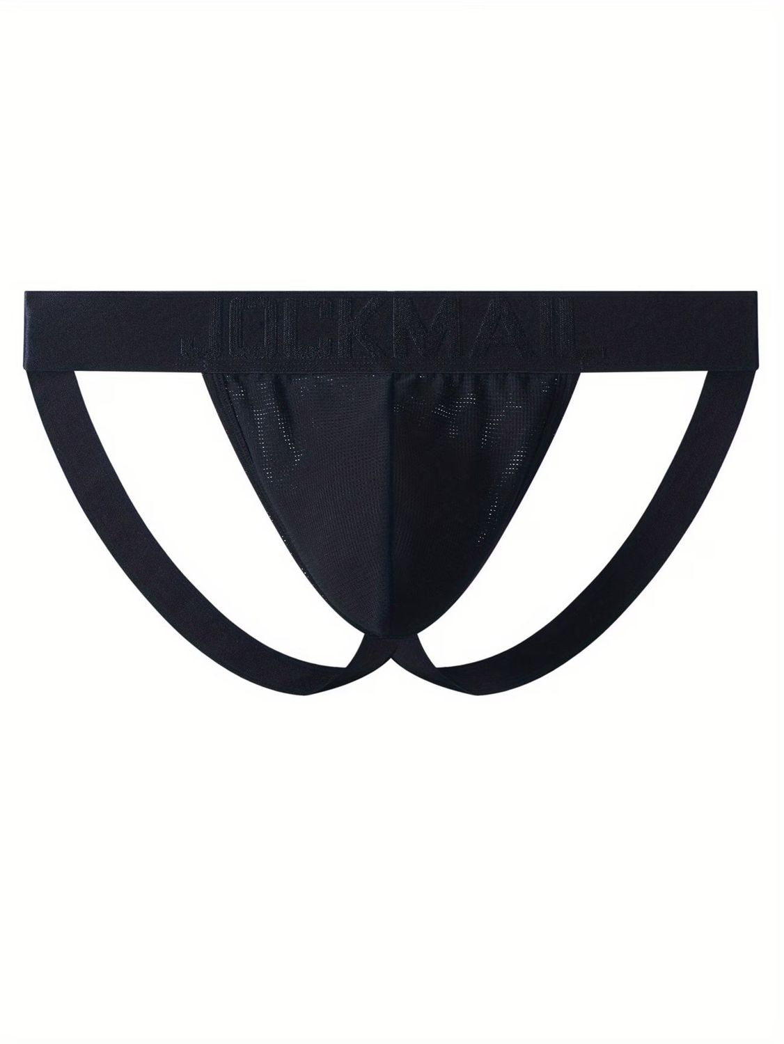 Jockmail Men's Breathable Minimalist Jockstrap - Black