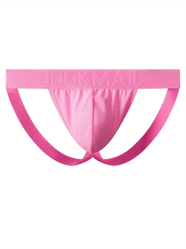 Jockmail Men's Breathable Minimalist Jockstrap - Pink