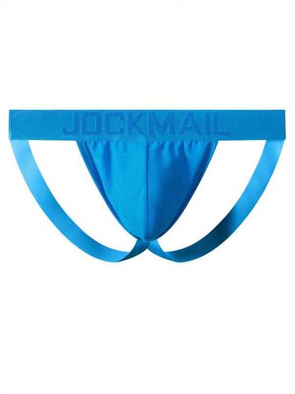 Jockmail Men's Breathable Minimalist Jockstrap - Blue