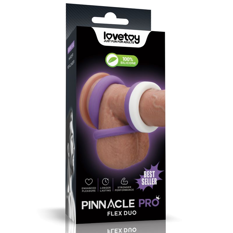 Lovetoy Pinnacle Pro Flex Duo Cock Ring