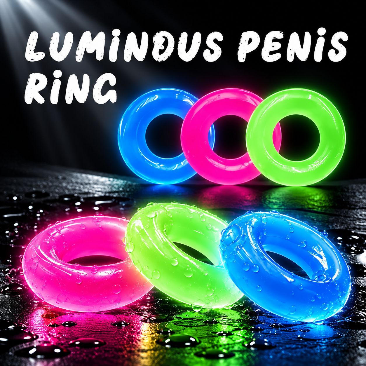 Luminous Cock Ring - Glow-In-The-Dark Fun