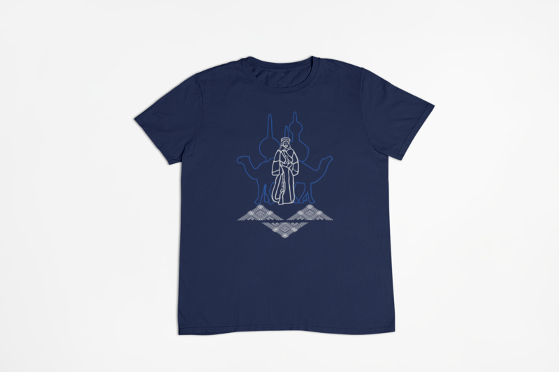 Kuwait T-shirt- Navy تيشيرت الكويت - كحلى Kuwait T-shirt- Navy تيشيرت الكويت - كحلى