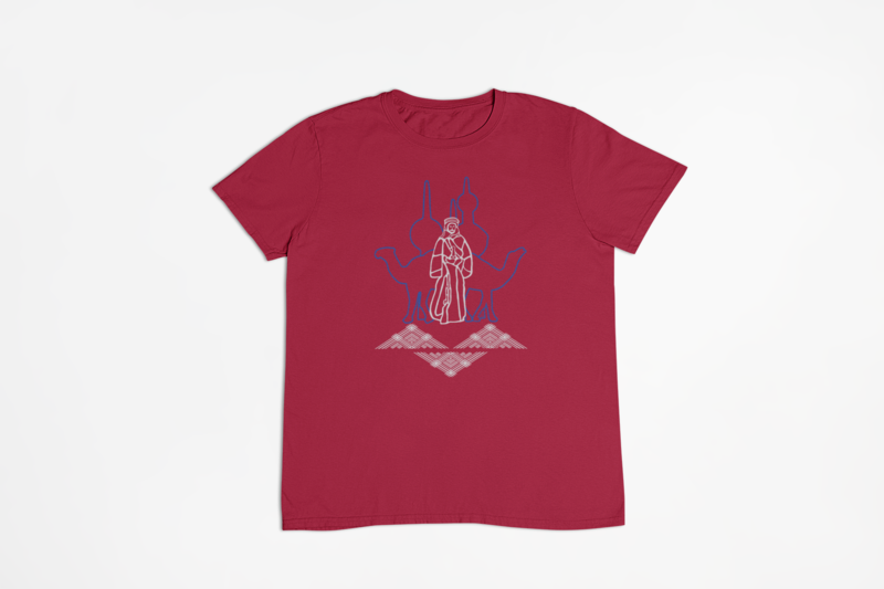 Kuwait T-shirt- Red تيشيرت الكويت - احمر Kuwait T-shirt- Red تيشيرت الكويت - احمر