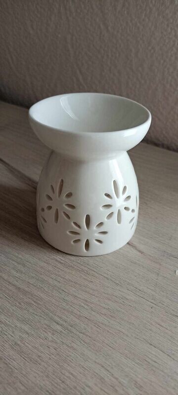 bruleur fleur blanc