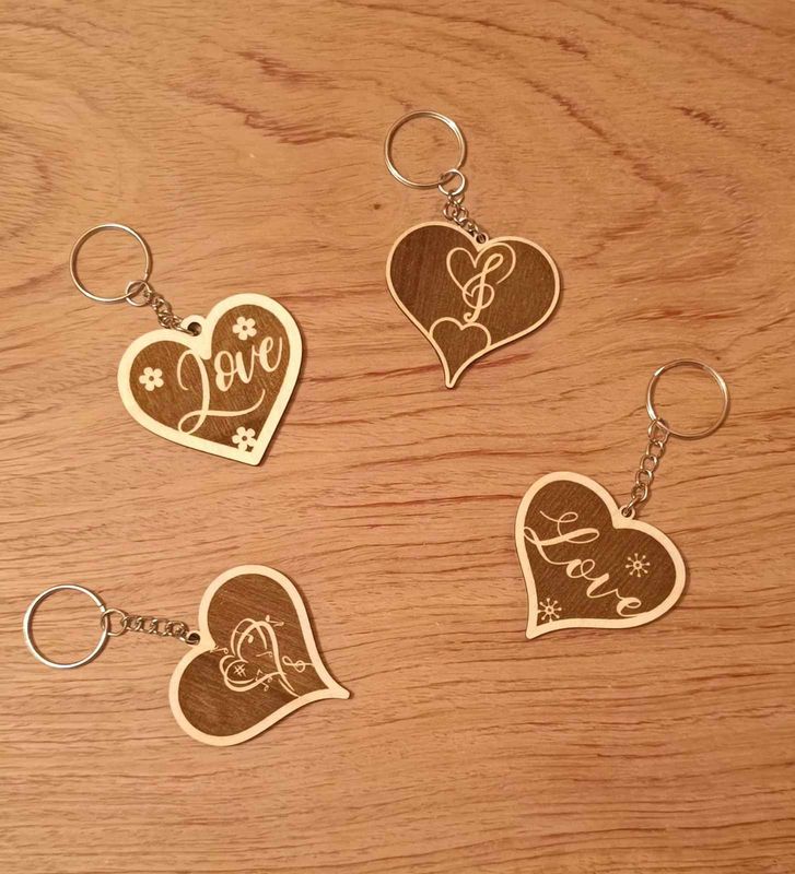 porte clés coeur