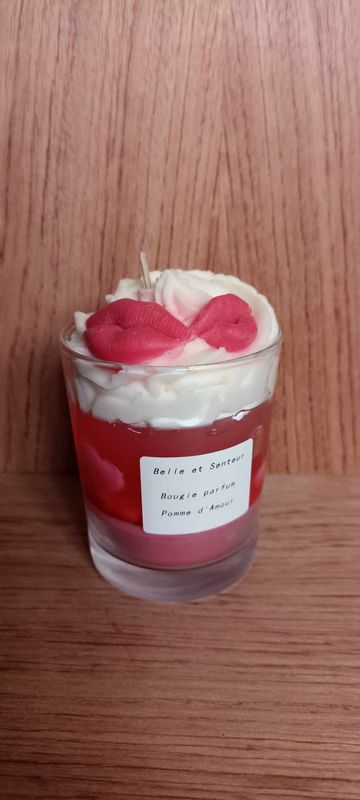 bougie pomme d'amour