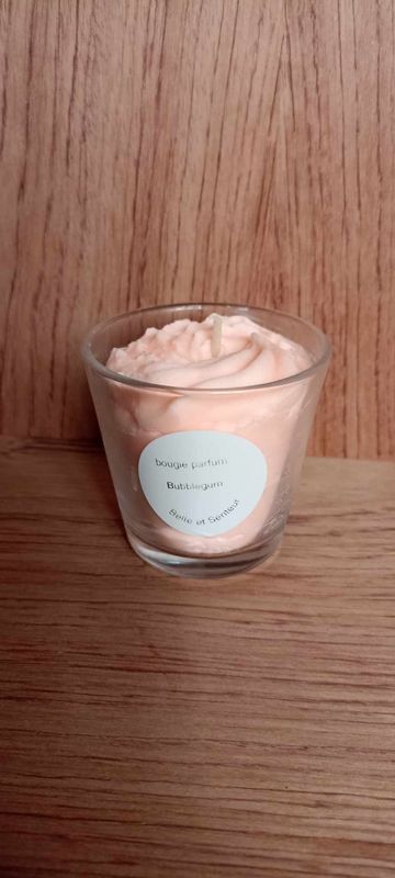 bougie parfum bubble-gum