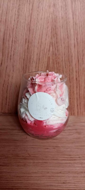 bougie parfum fraise