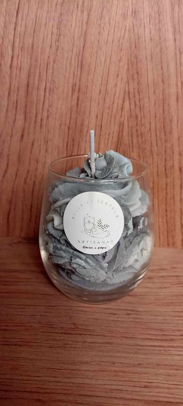 bougie parfum barbe a papa