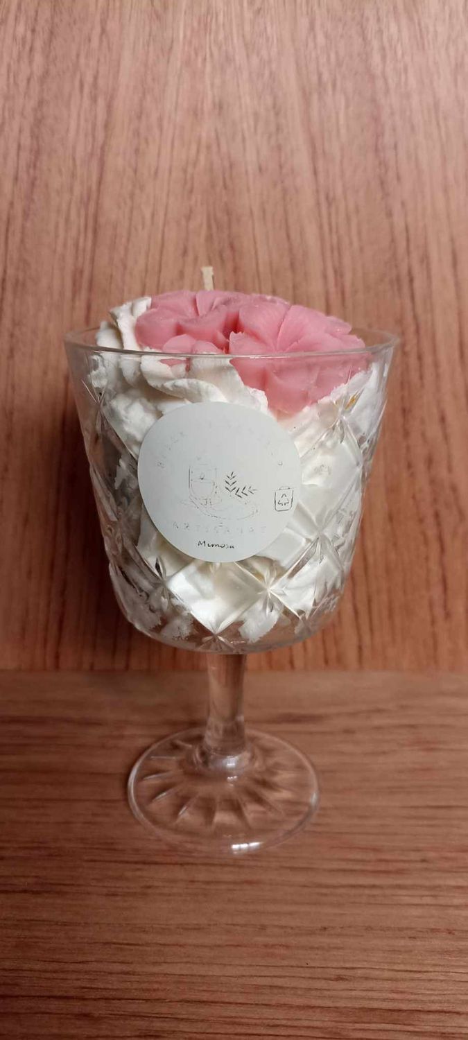 bougie parfum mimosa