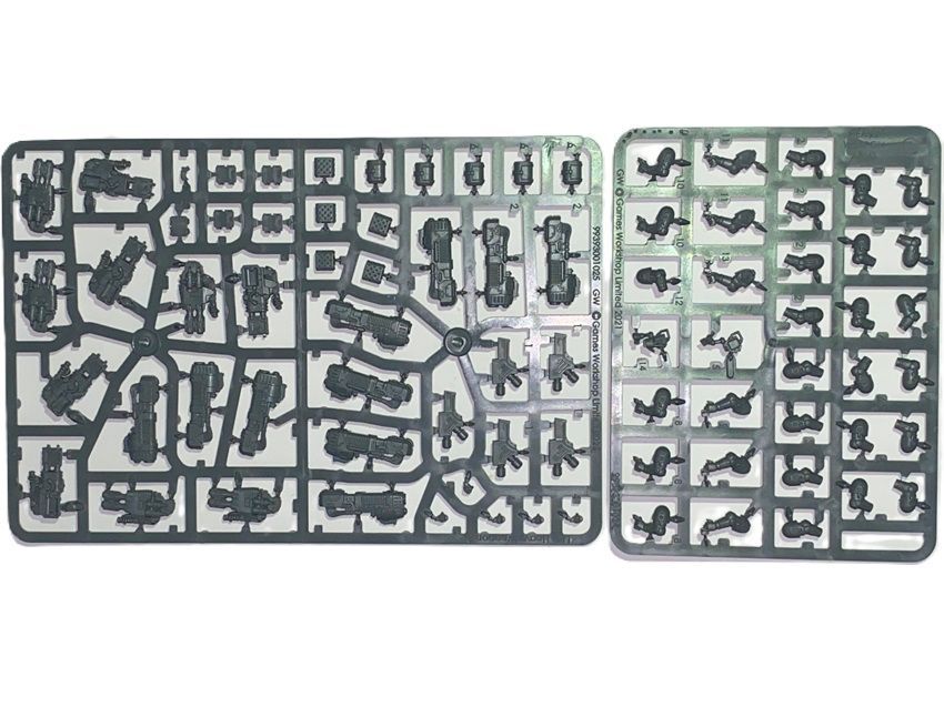 Heavy Weapons Sprue - Heavy Flamers Multi-Meltas Plasma Cannons & Arms Sprue