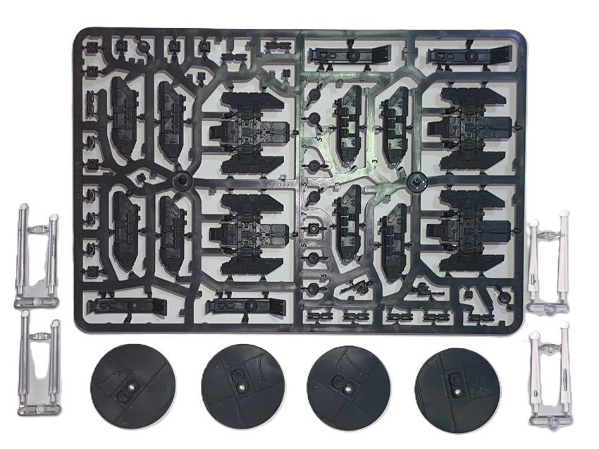 An Arvus Lighter Transports Sprue & Transfer Sheet