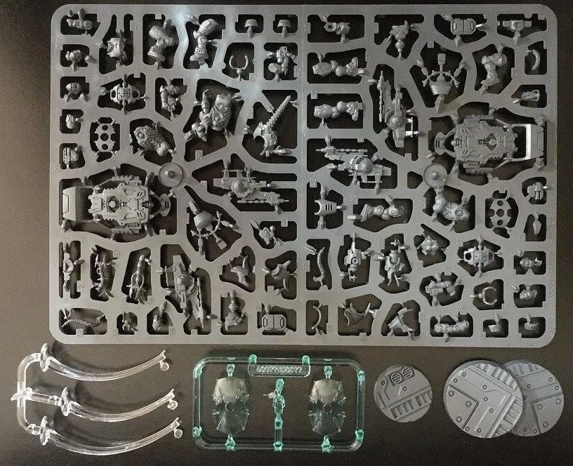 A Van Saar Archeotek & Neoteks with Grav-cutters On Sprue