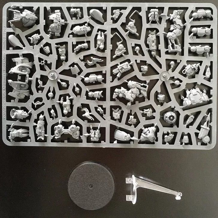 A Van Saar Ash Wates Arachni-Rig On Sprue
