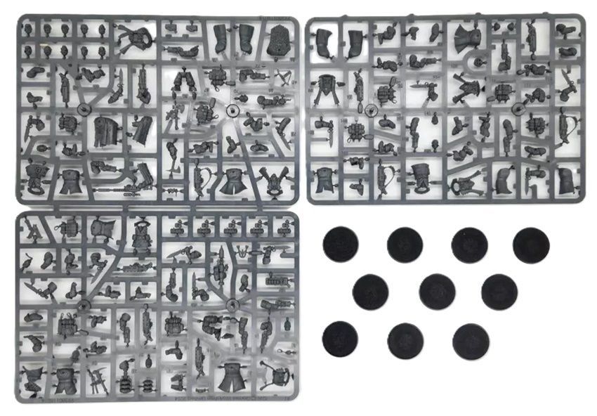 A Hellblasters 5 Man Squad On Sprues & Large Space Marine Transfer Sheet