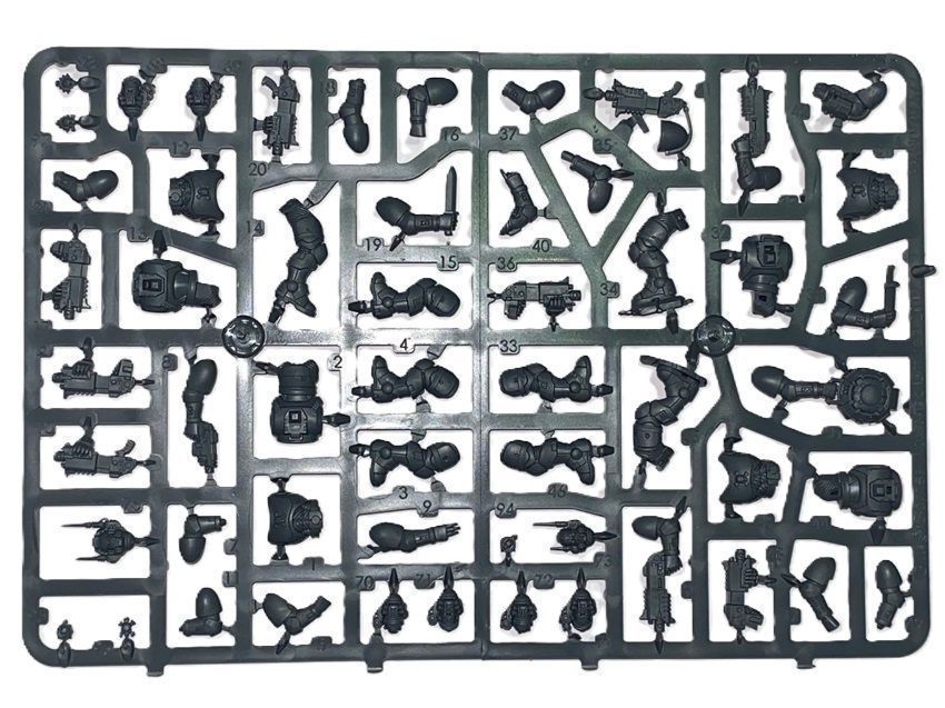 An Infiltrators / Incursors 5 Man Squad On Sprues & 1 Large Space Marine Transfer Sheet