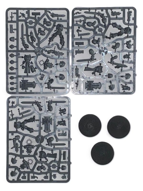 Space Marines Bladeguard Veterans 3 Man Squad On Sprues - BS